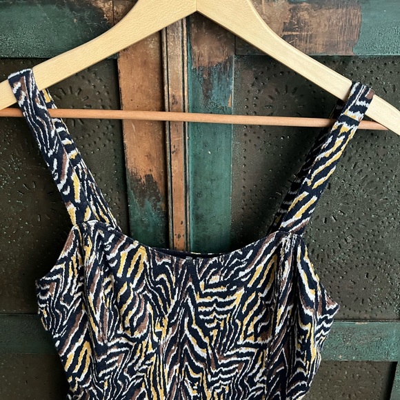 Anthropologie Jamie Zebra Peplum Tank - Picture 2 of 11